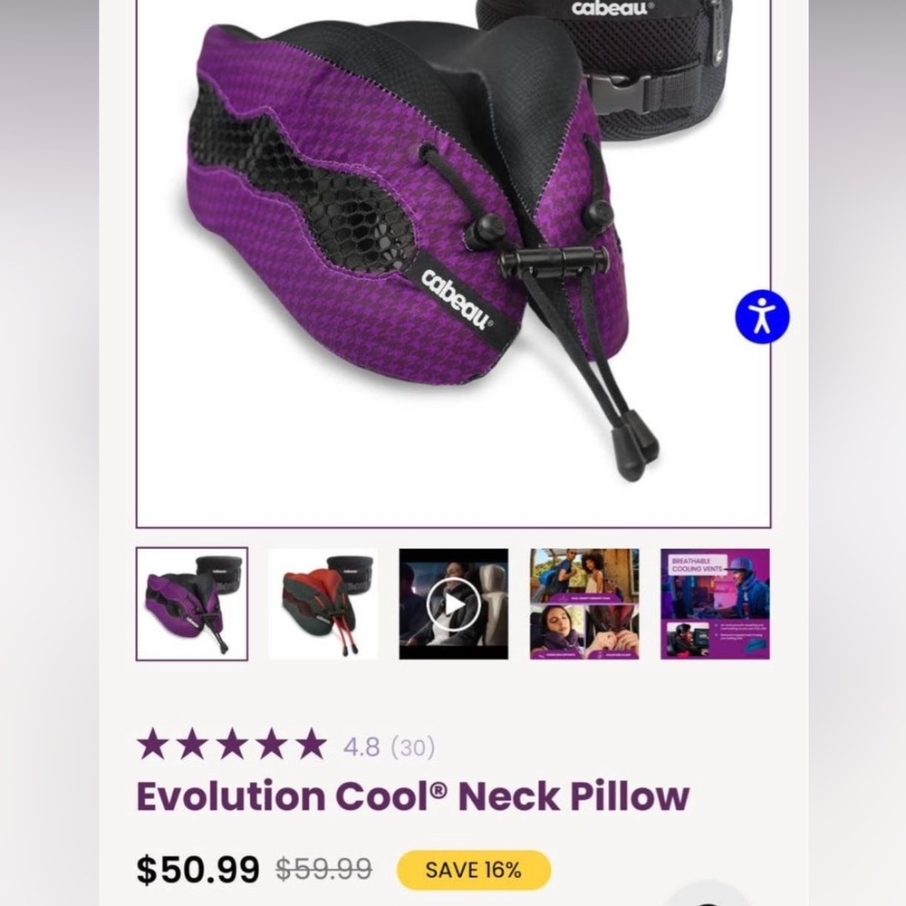 Cabeau Travel pillow